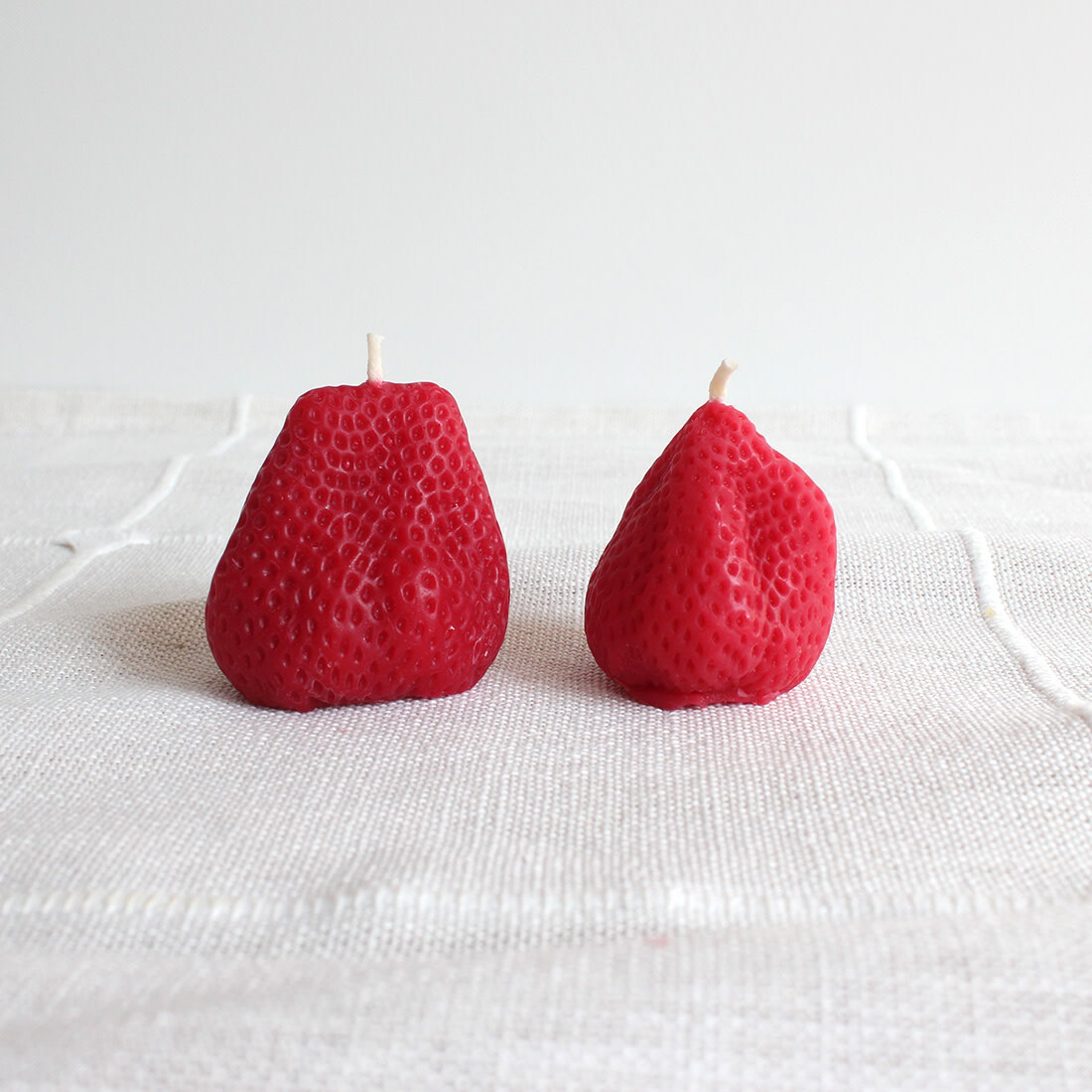 Happy Organics Bienenwachskerzen «two happy strawberries»