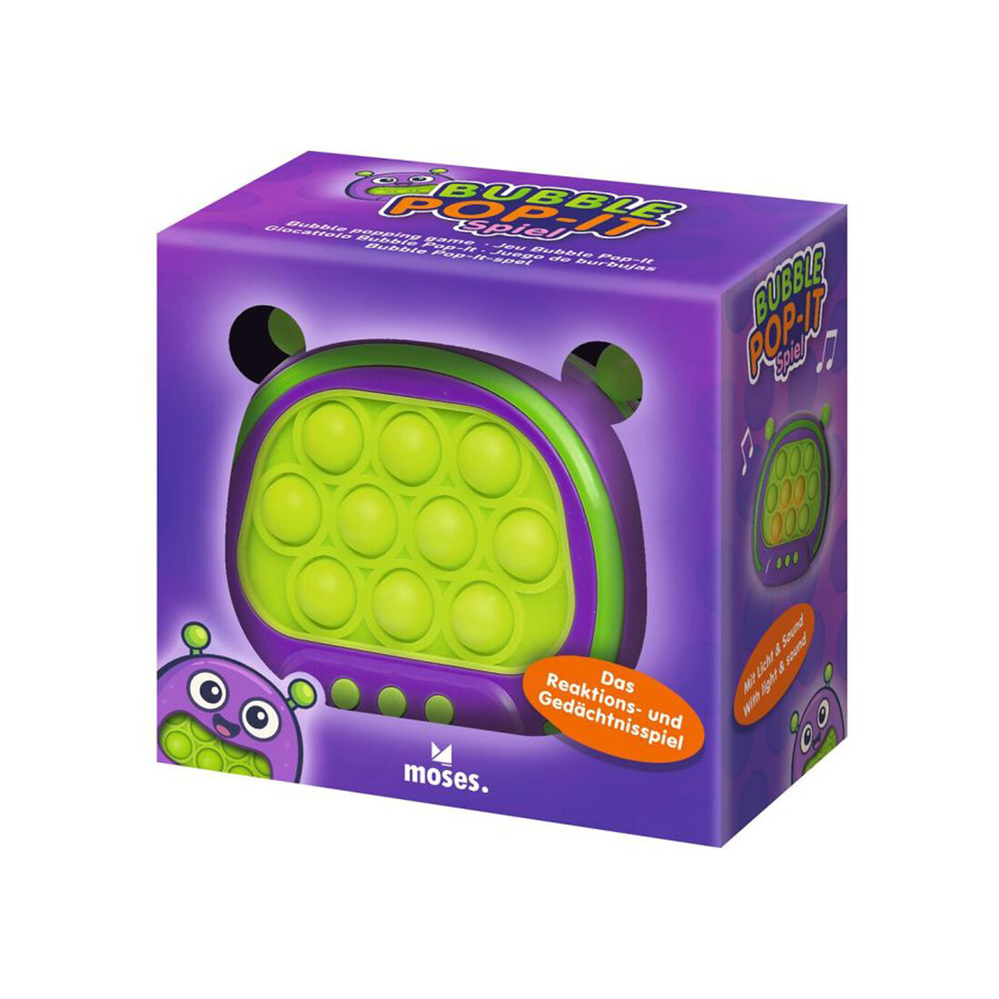 moses Bubble Pop It Spiel