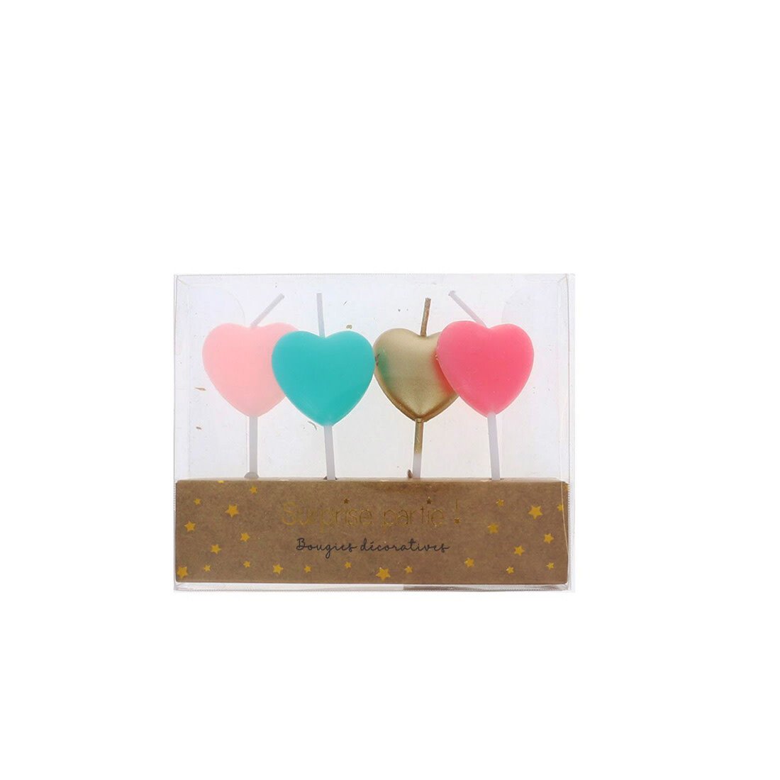 le petit souk Kuchenkerzen Herzen