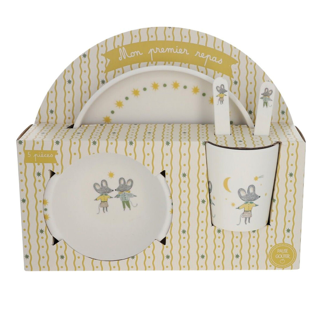 le petit souk Geschirrset «Petites Souris»