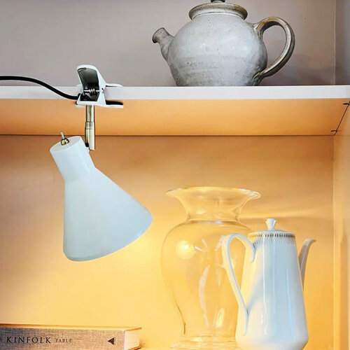 Dyberg Larsen Klemmleuchte «sleep» crème-weiss