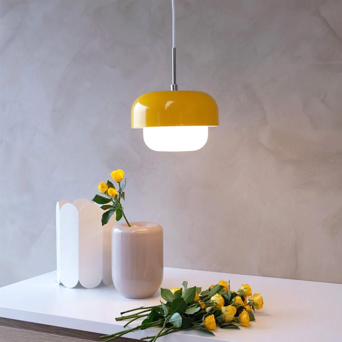 Dyberg Larsen Haipot D23 Bubble Yuzu gul Pendel