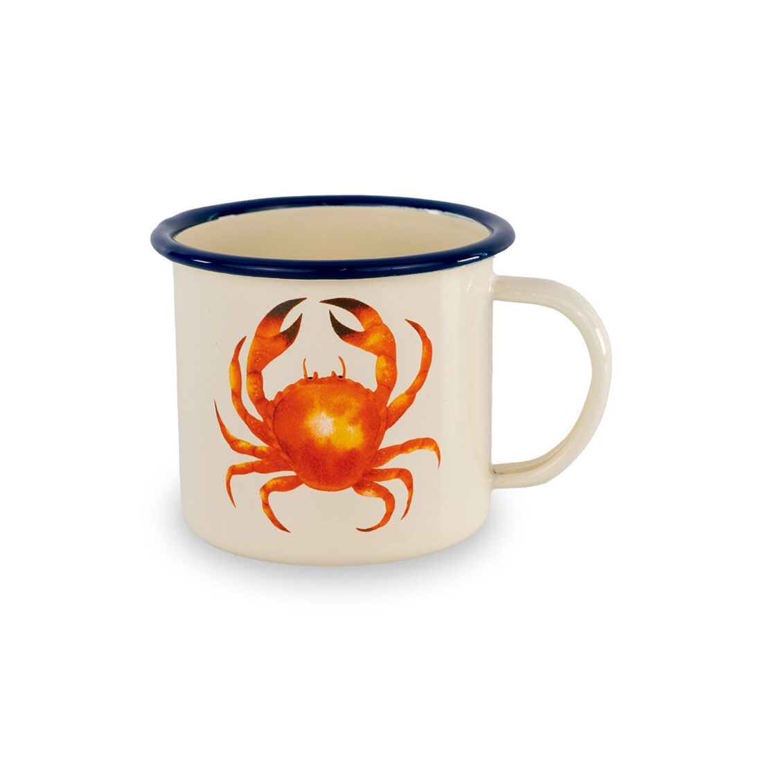 LifestyleWD Emaillierte Tasse Krebs