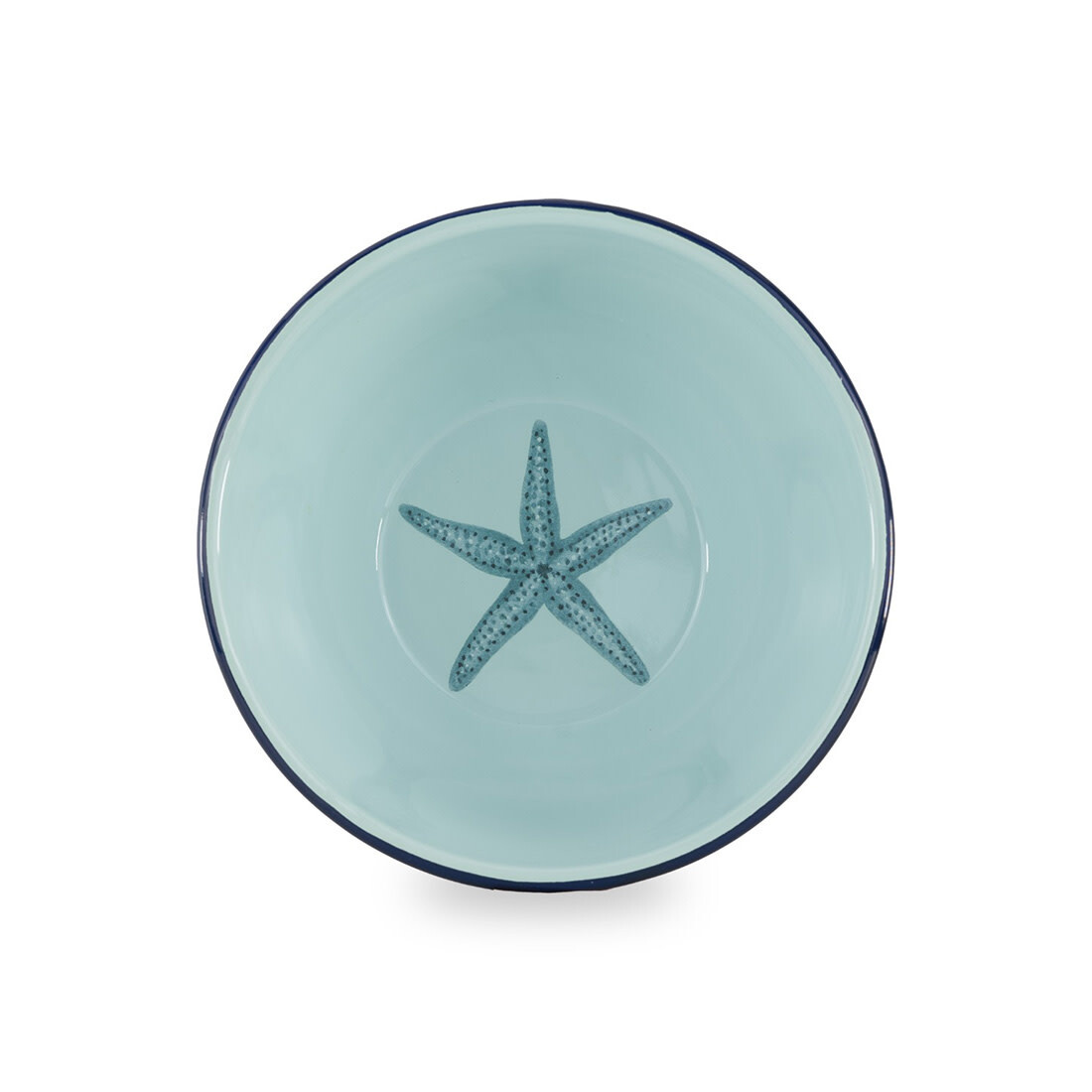 LifestyleWD Emaillierte Schüssel Seestern