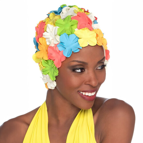 Badekappe «vintage flowers multicolor»