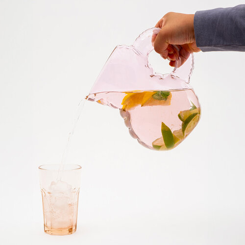 Glaskrug «Emily» orchid