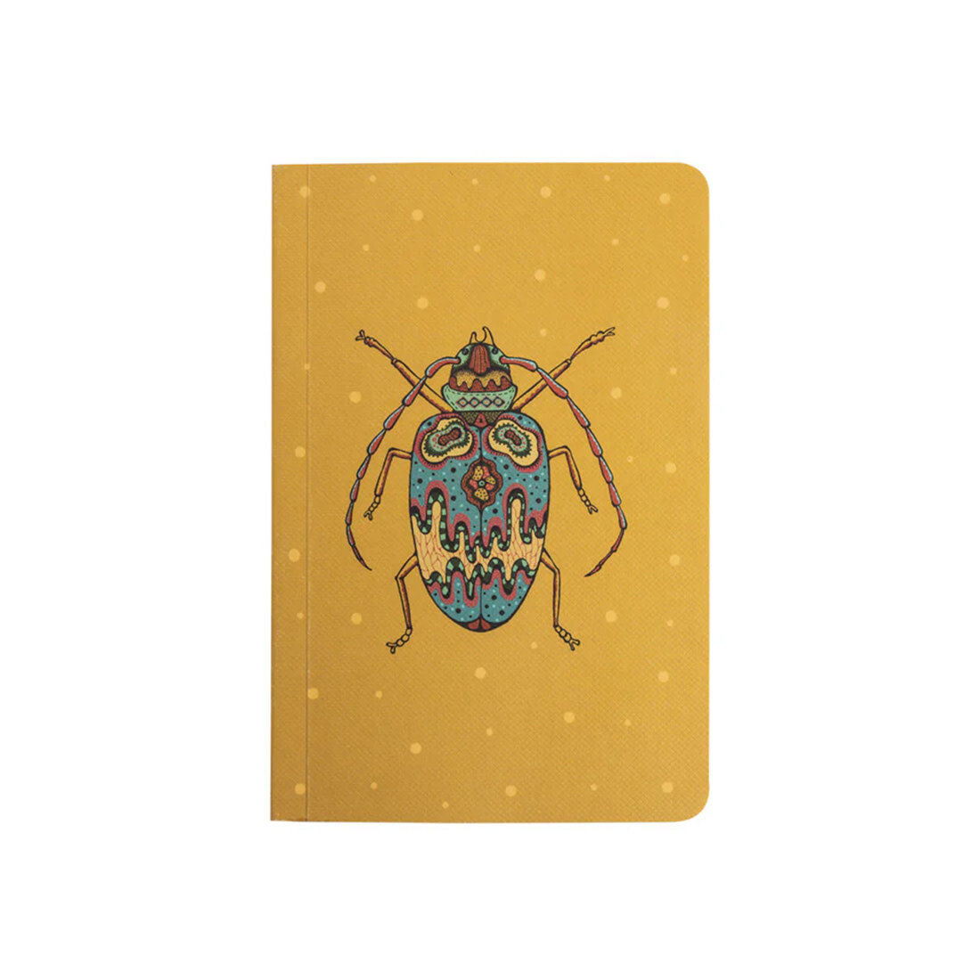 Tranquillo Notizbuch «Vibrant Beetles» gelb