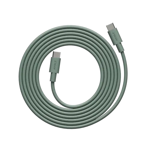 AVOLT AVOLT NEW Cable 1 USB-C to USB-C 2m Oak Green