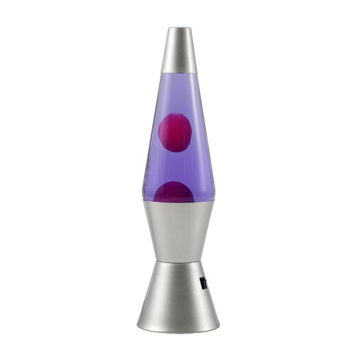 iTotal Lavalampe LED «Spaceship» violett-rosa
