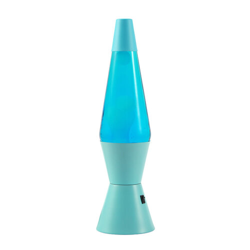 iTotal Lava Lampe LED «Spaceship» blau-weiss