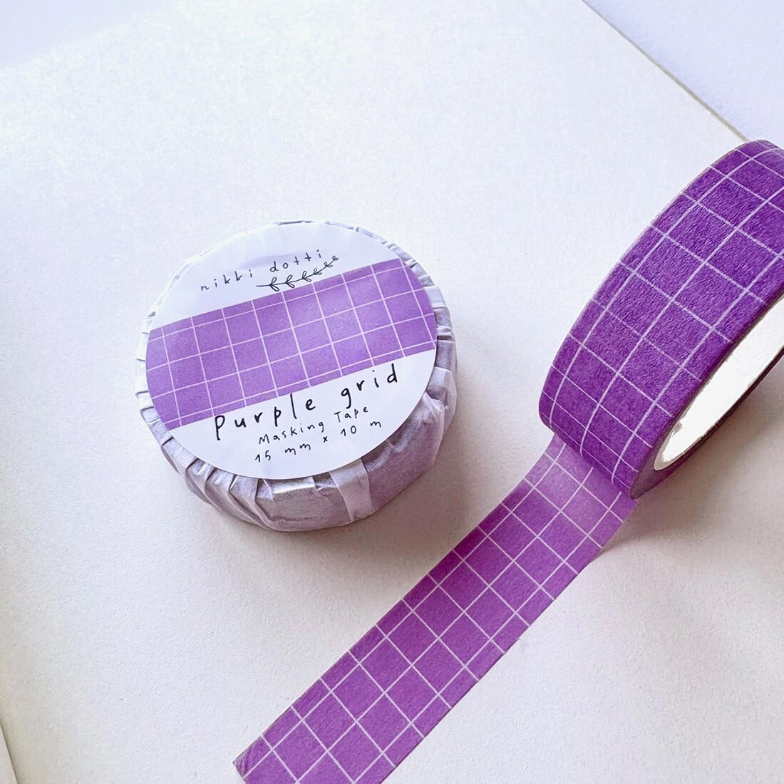 nikki dotti Washi Tape «Lila Gitter»
