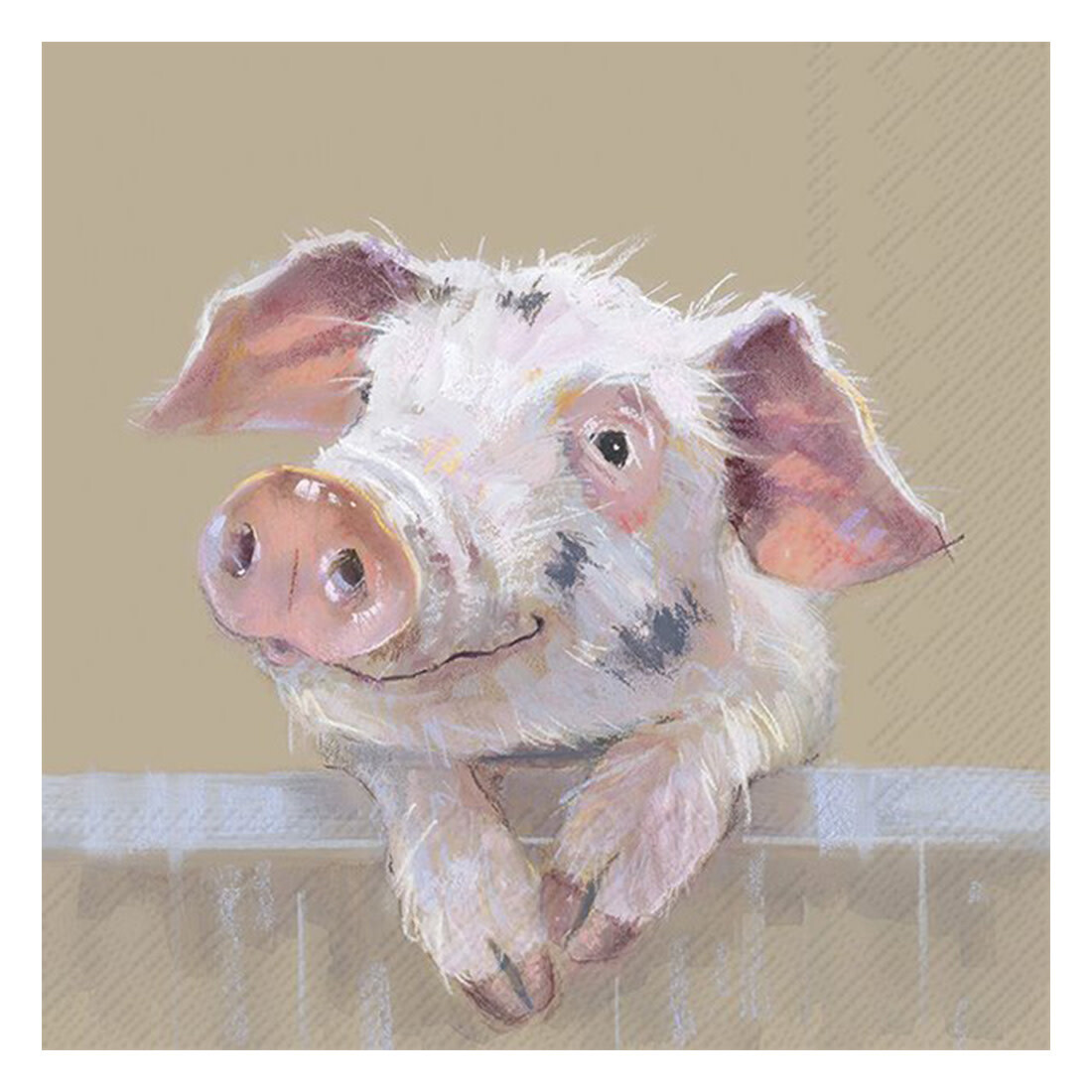 Ihr Papierservietten «Pig Ruffy»