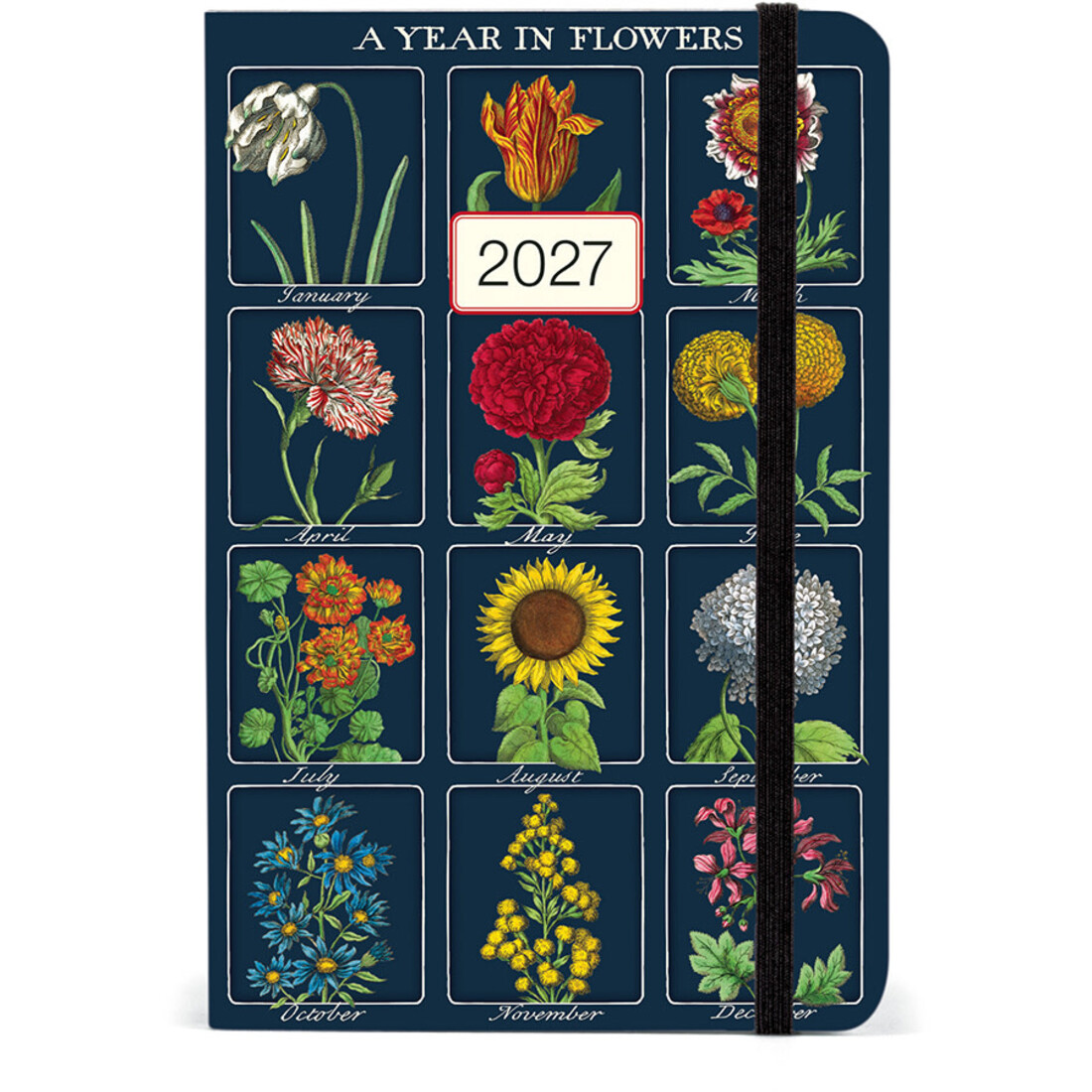 Cavallini Agenda 2027 «A Year in Flowers»