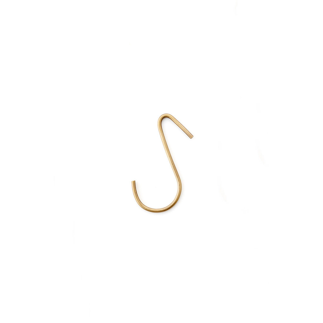 fog linen work. Haken «S» Messing