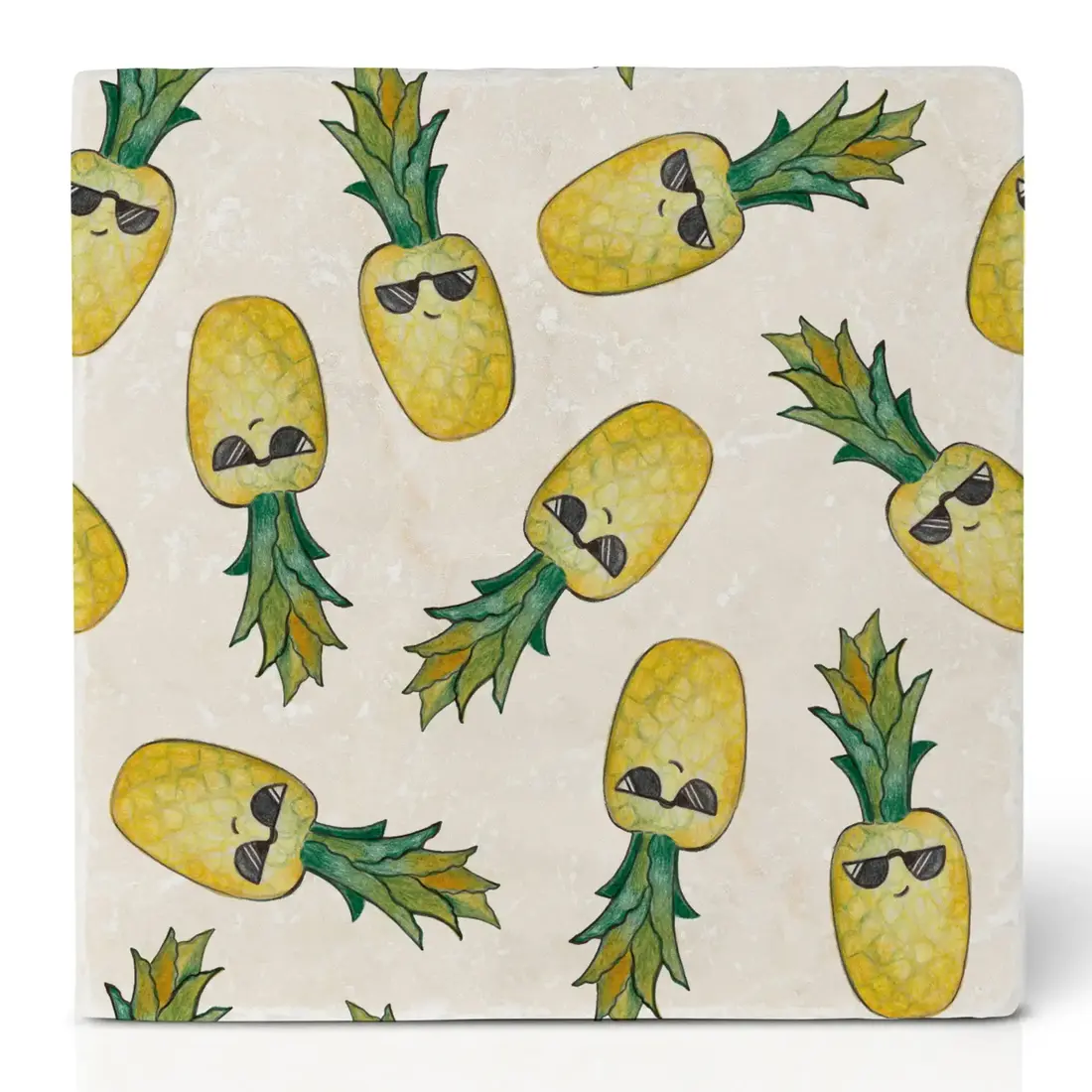 LIGARTI Fliesenuntersetzer «Ananas»