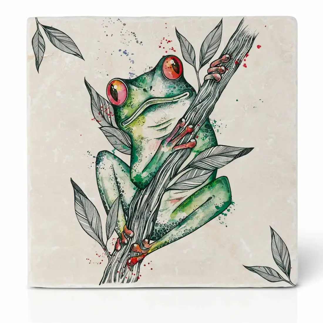 LIGARTI Fliesenuntersetzer «Frosch»