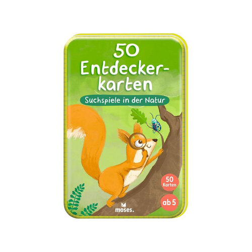 moses 50 Entdeckerkarten - Suchspiele in der Natur