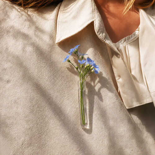 Walleaf Walleaf Blumenbrosche transparent