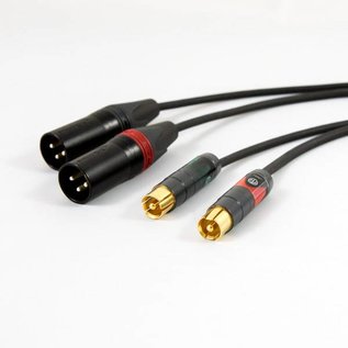 Luxe RCA - XLR male kabel