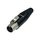 Rean RT3FCB - Mini XLR kabeldeel 3p. female goud