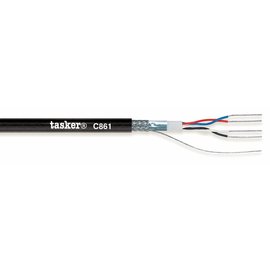 Tasker C861 PUR 2x2x0.35 CS mm² halogeen vrij flexibele Digital-DMX
