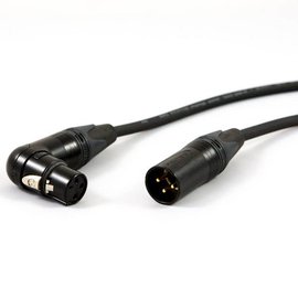 Microfoonkabel, XLR female haaks - XLR male, verguld