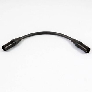 DMX XLR male - XLR male 5 pins  2m