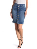 DENIM PENCIL SKIRT