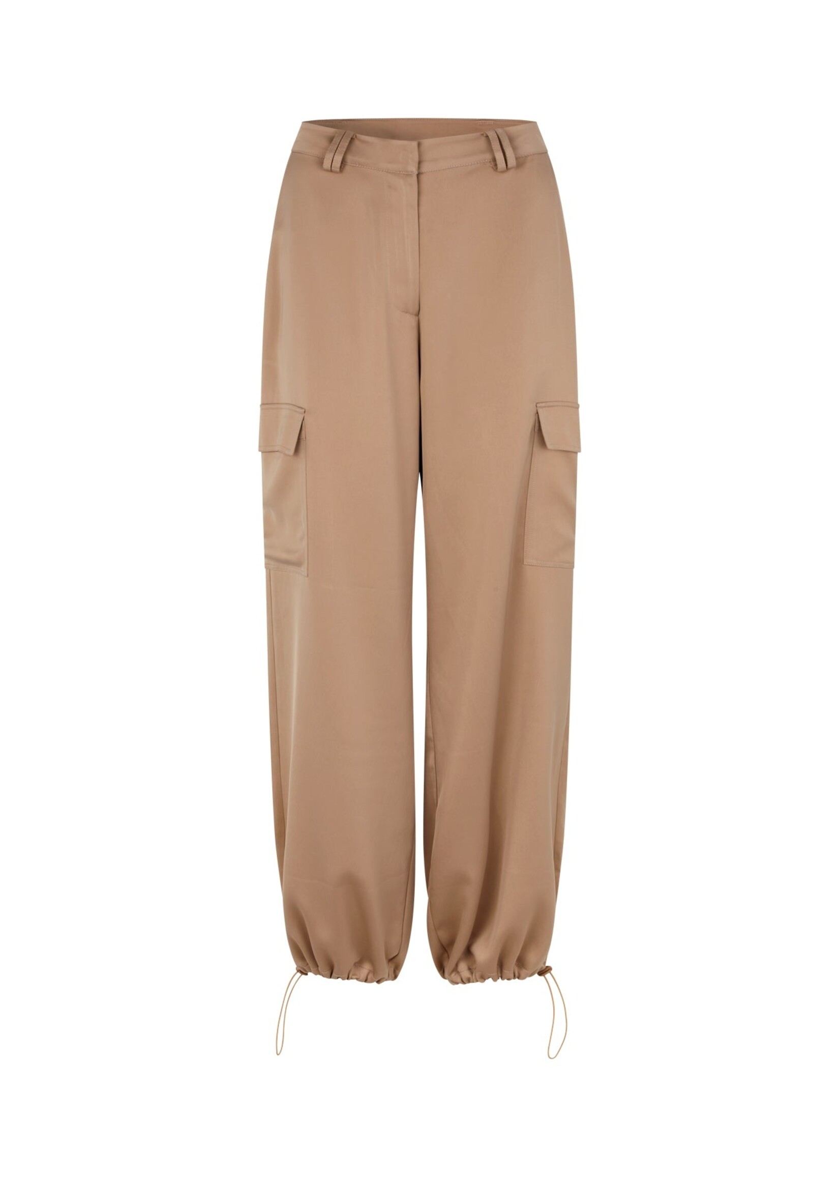 SATIN CARGO PANT