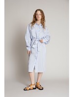 STRIPED SHIRT DRESS