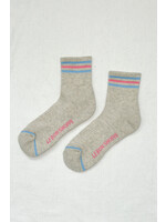 GIRLFRIEND SOCKS BRIGHT GREY