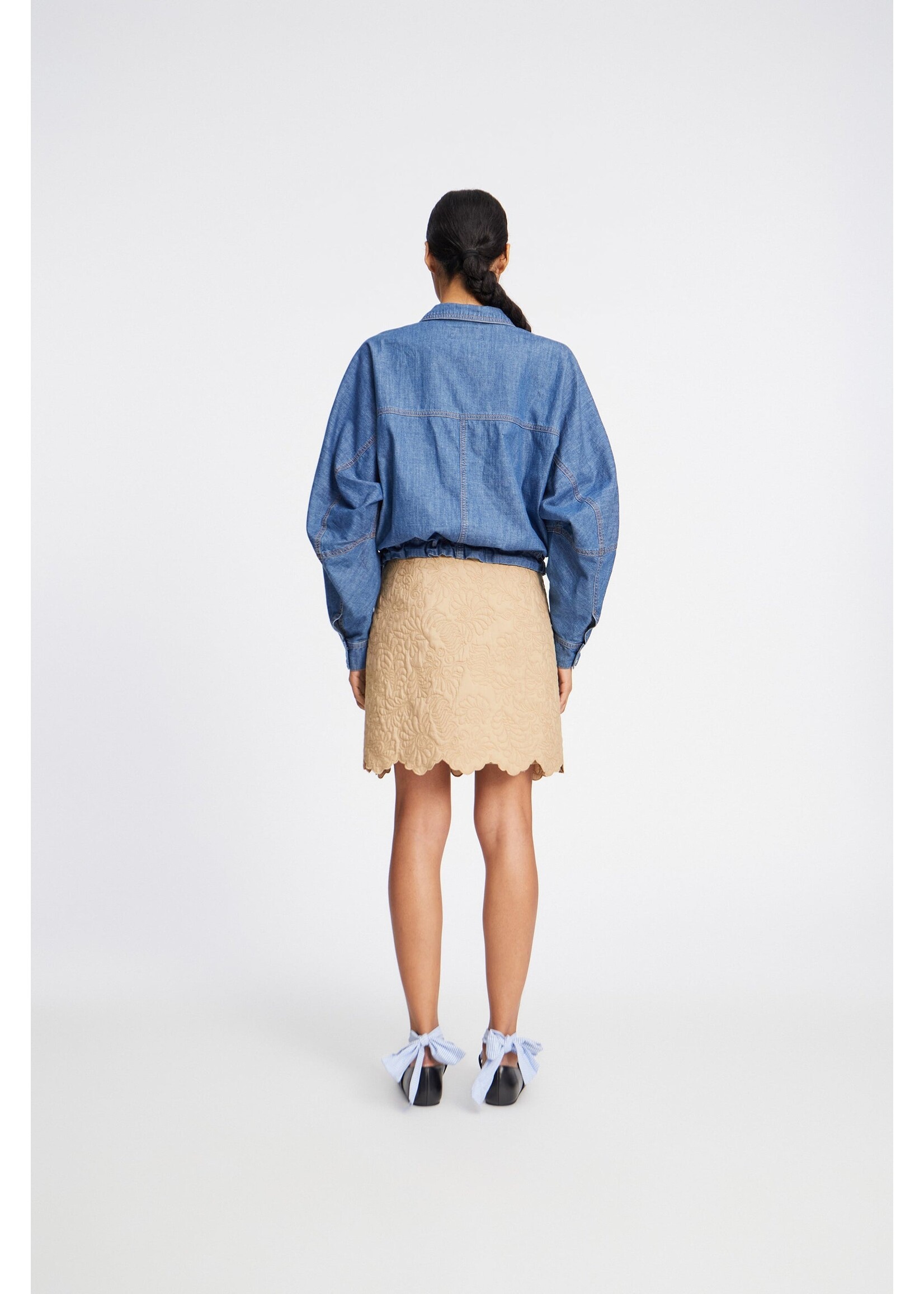 DENIM BLOUSE