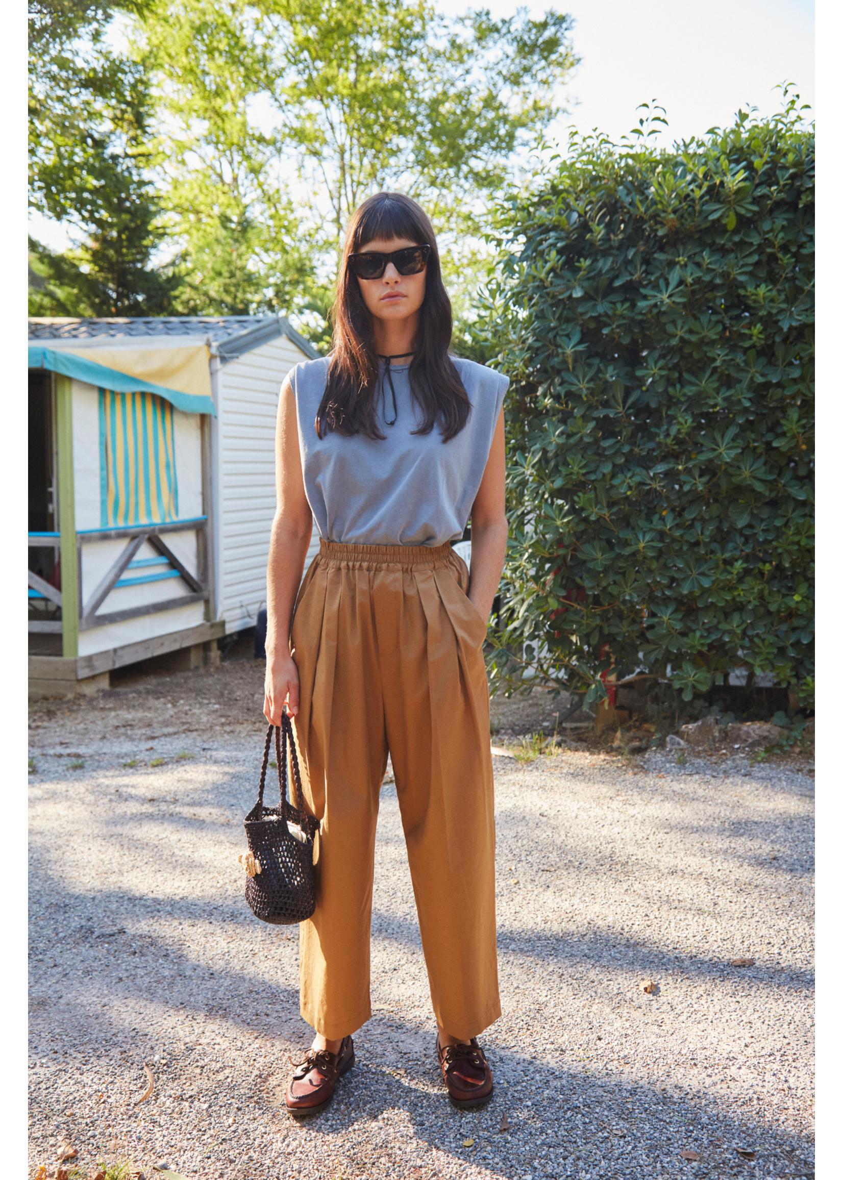 PLEATED PANTS