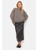 FAUX LEATHER SKIRT