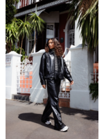 FAUX LEATHER PANTS