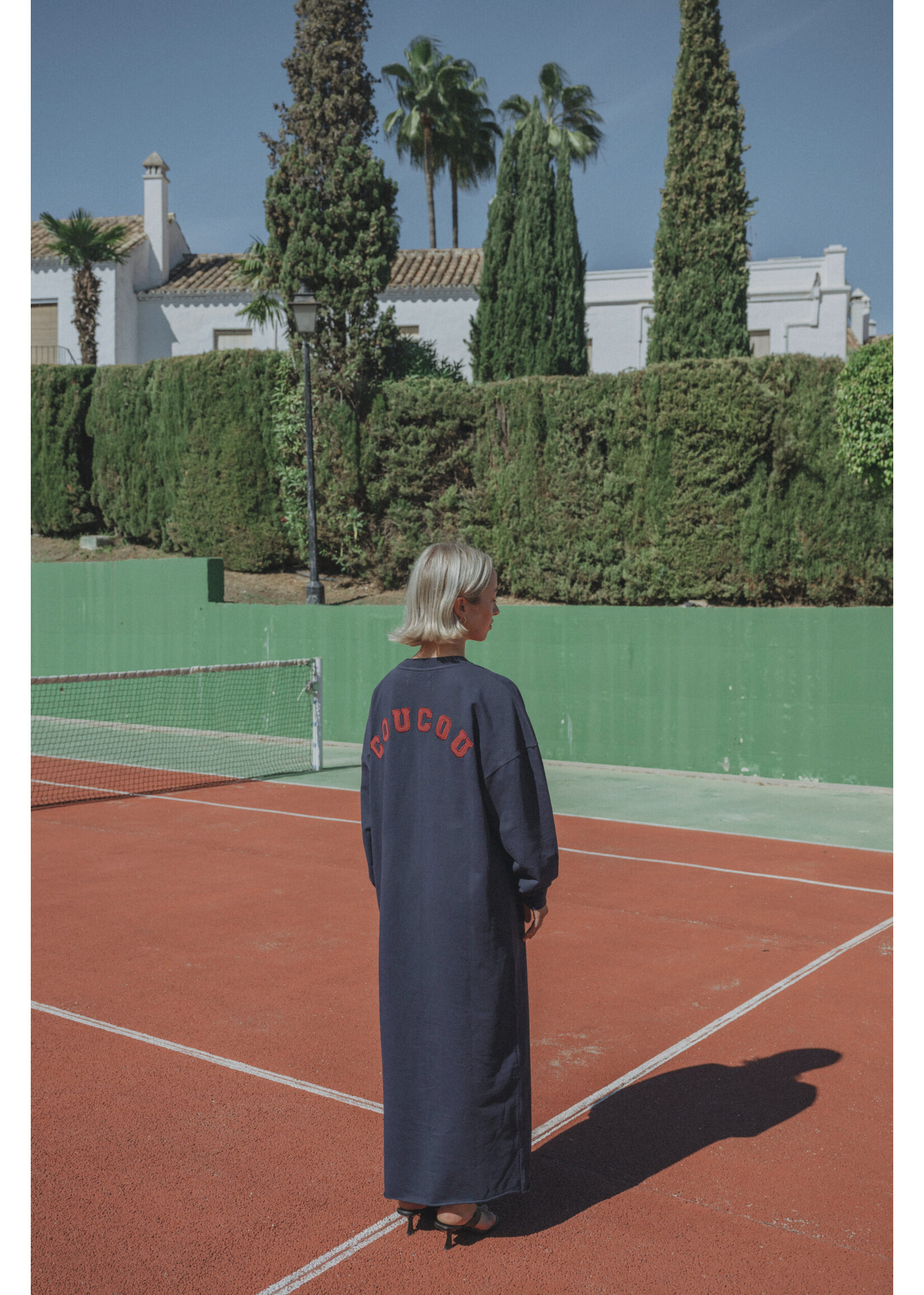 BAGUETTE SWEATER DRESS NAVY