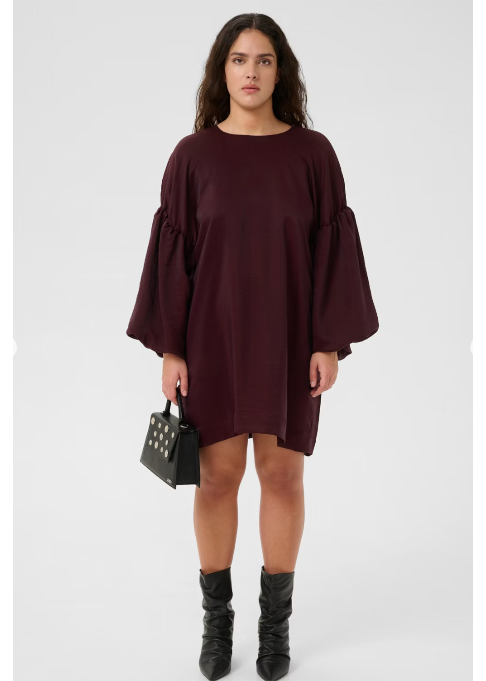 BALLOON SLEEVE DRESS