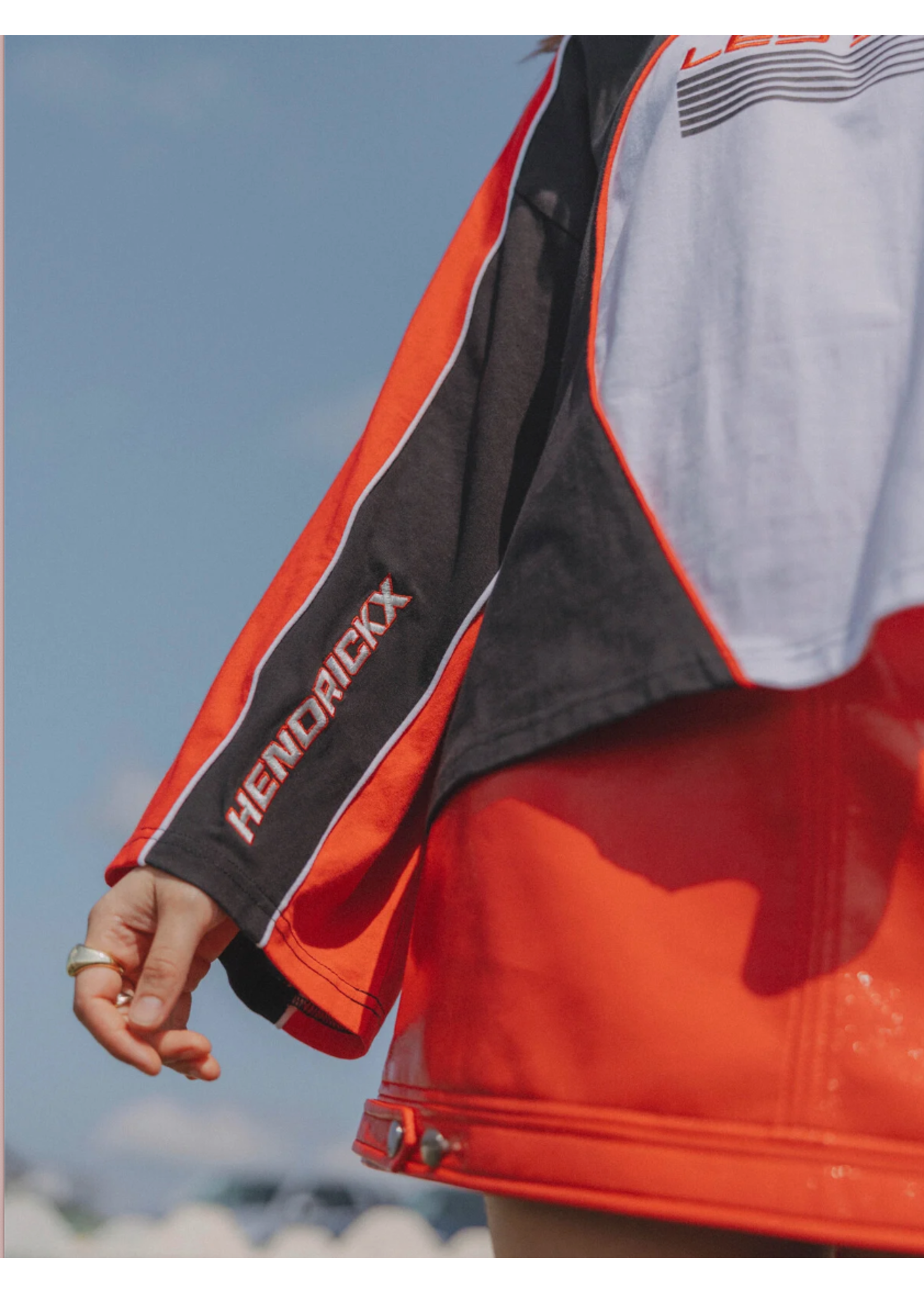 PATENT FAUX LEATHER SKIRT