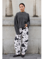 COW PRINT JEANS