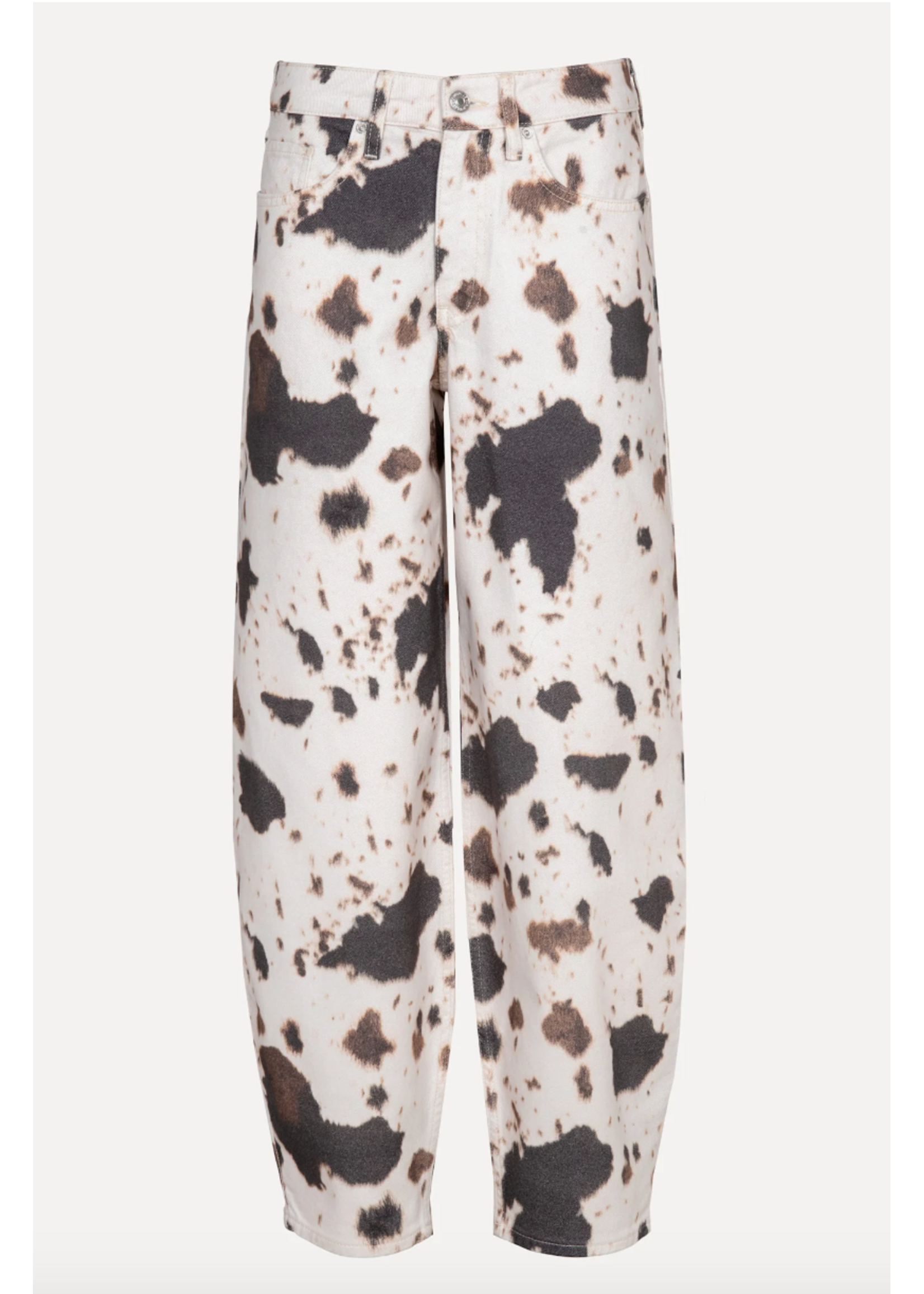 COW PRINT JEANS