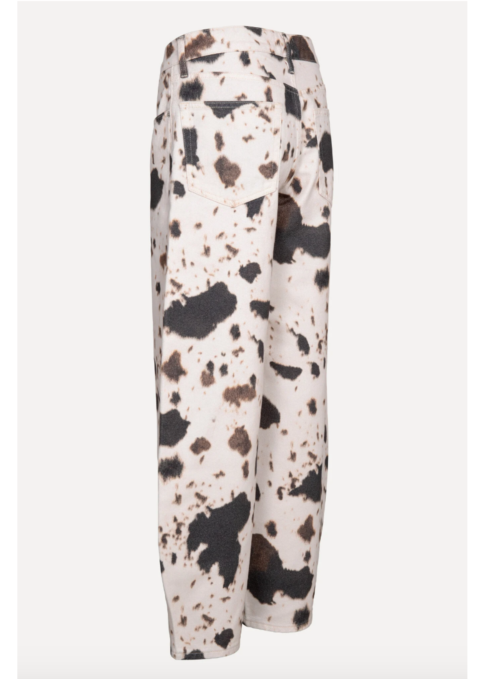 COW PRINT JEANS