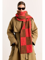 CHECK SCARF