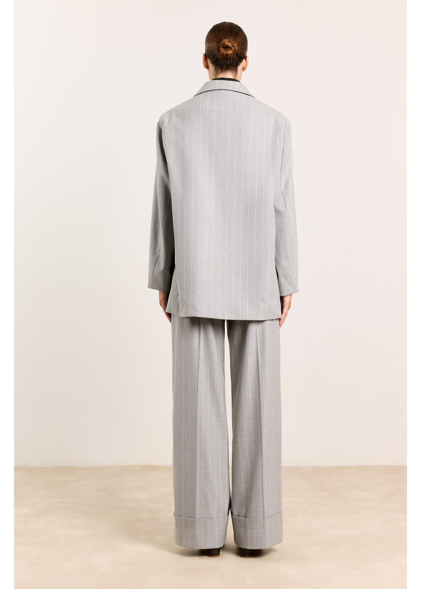 FREDDIE STRIPES LIGHT GREY