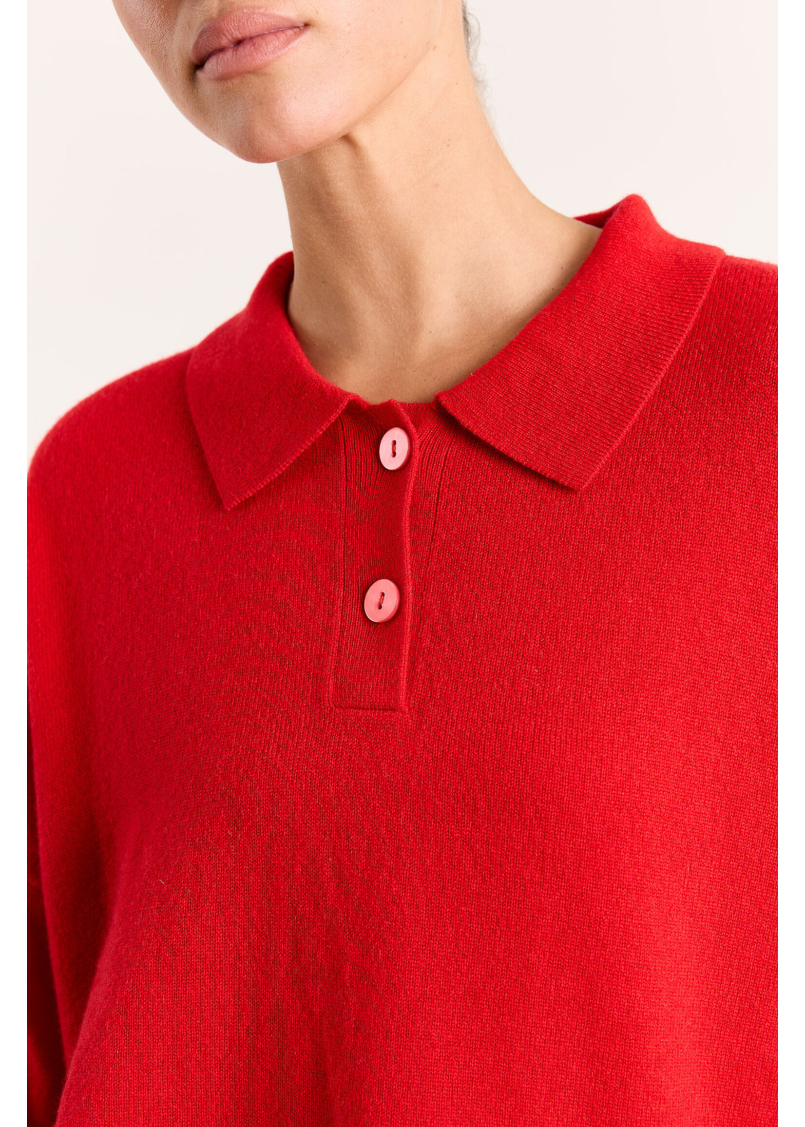 CASHMERE POLO JUMPER