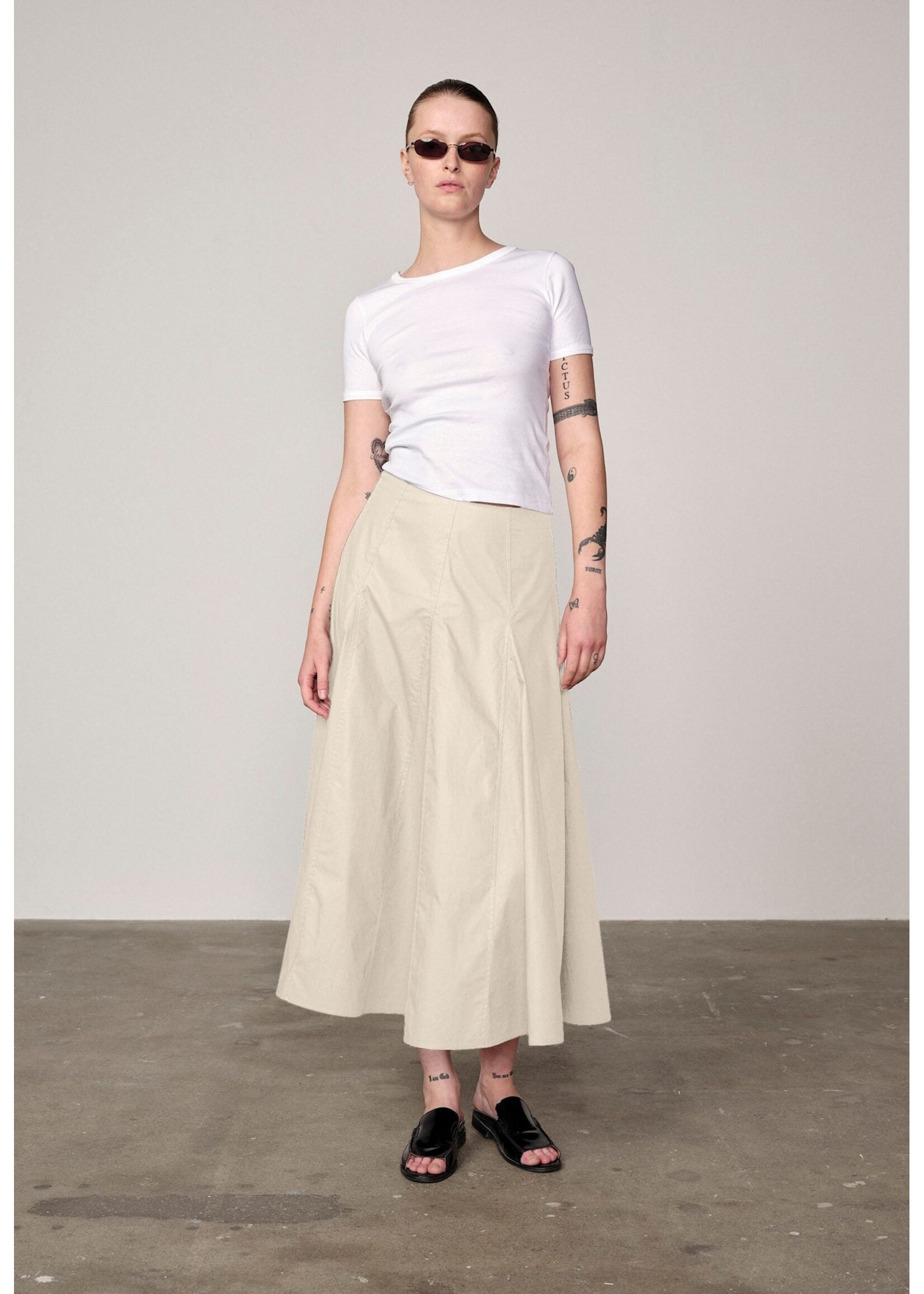 POPLIN SKIRT