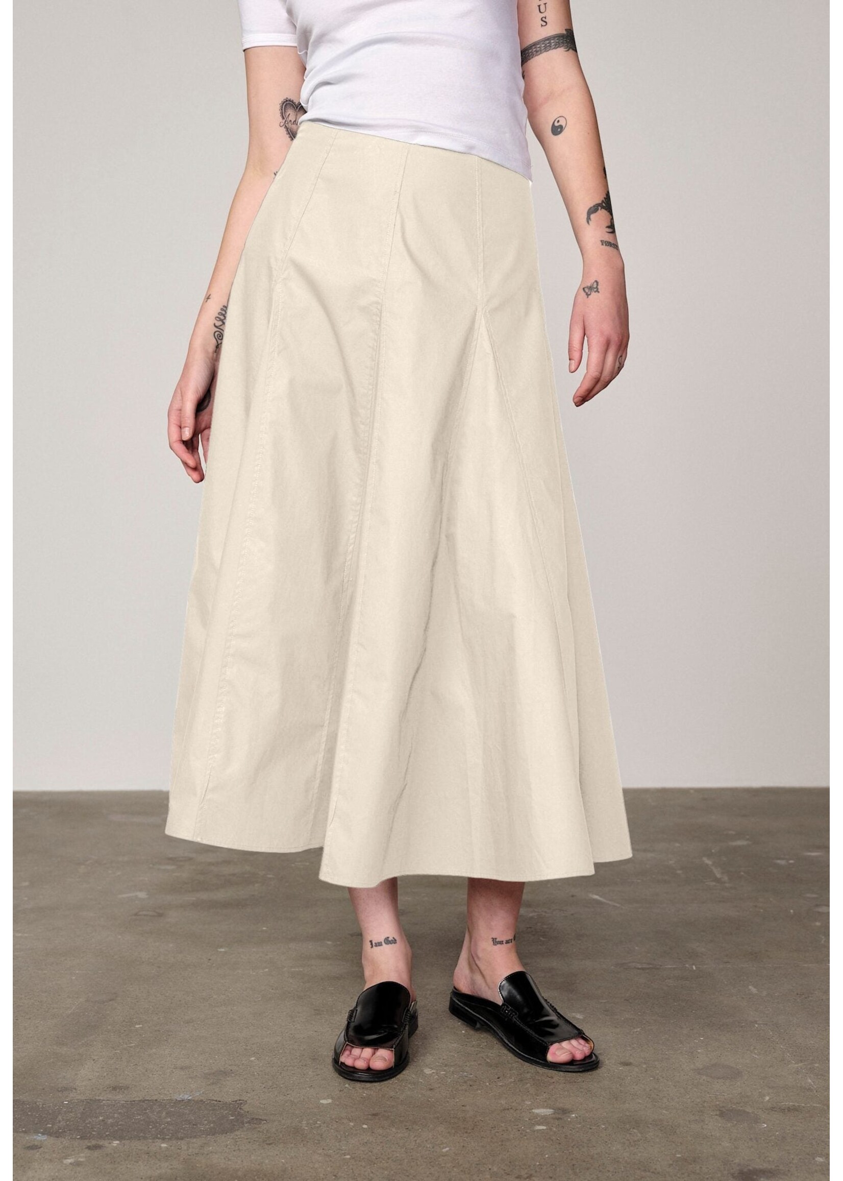POPLIN SKIRT