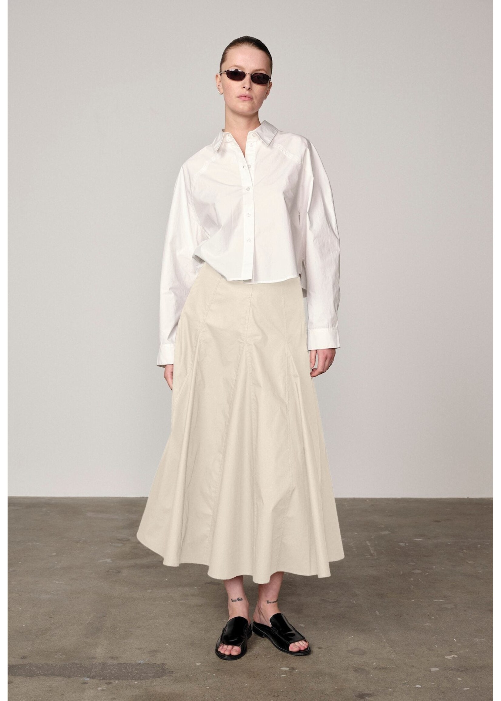 POPLIN SKIRT