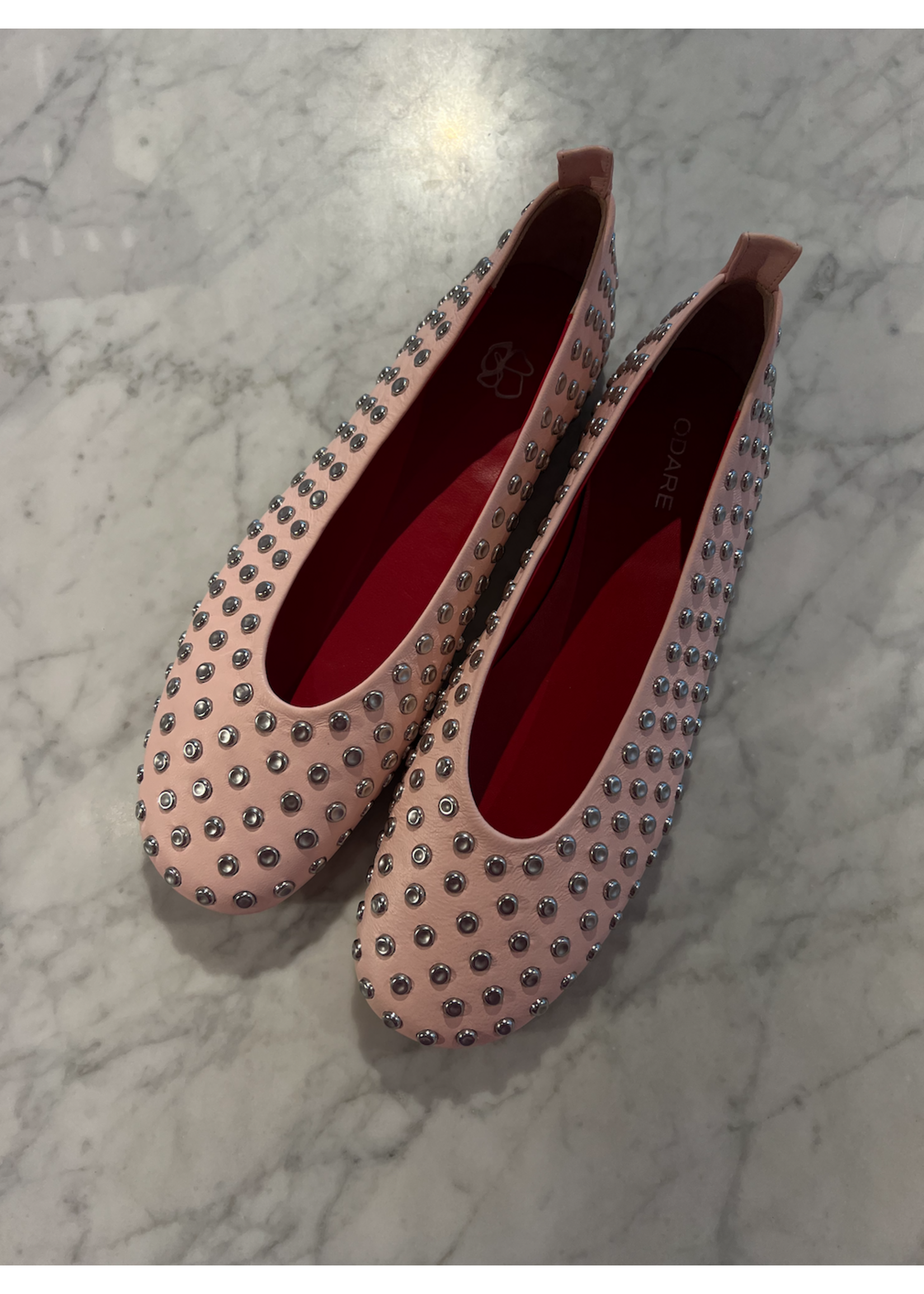 STUDDED FLATS