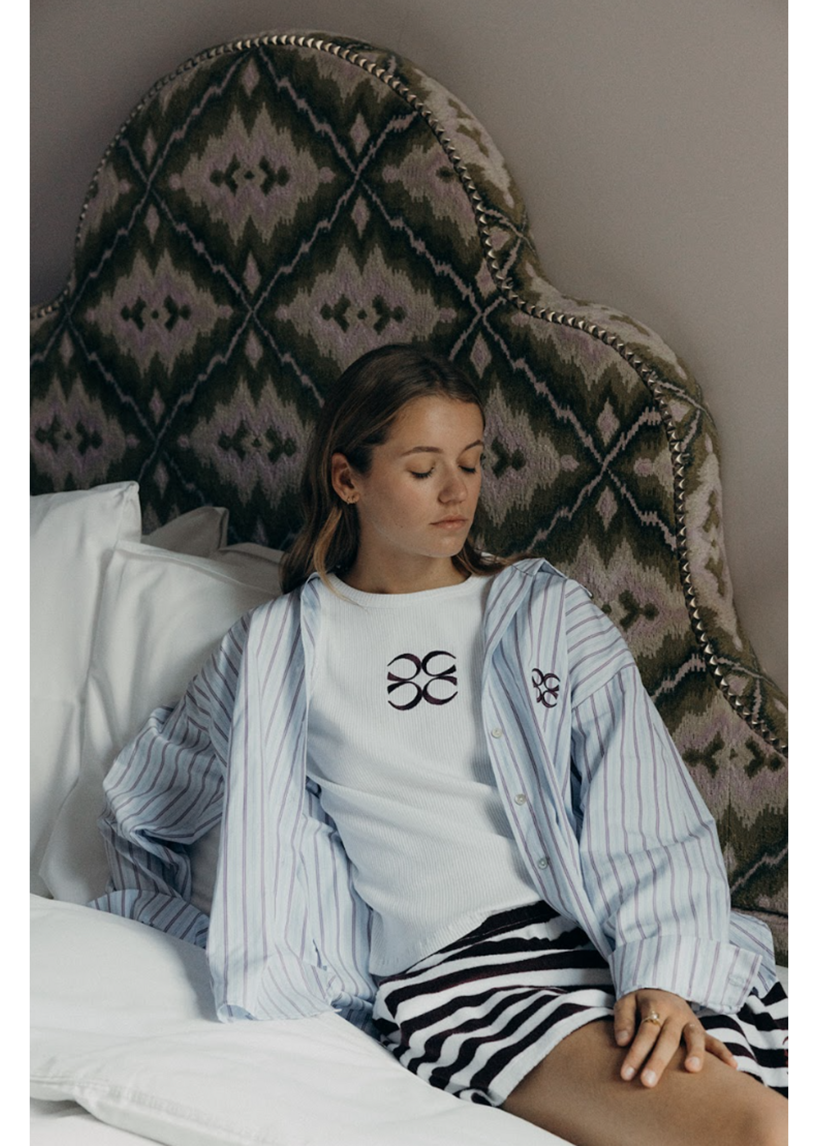 BALI TANK TOP WHITE BORDEAUX