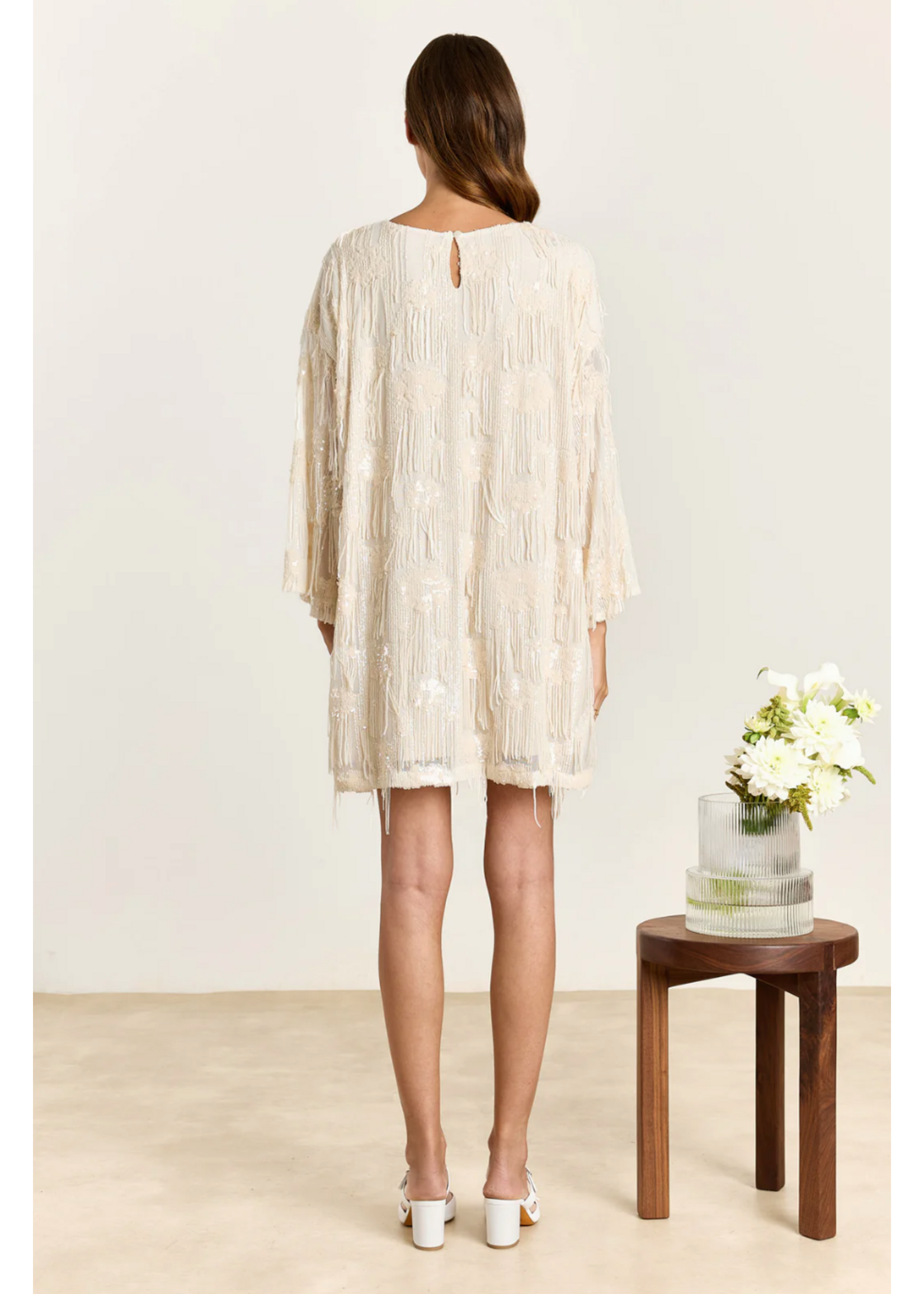 SEQUIN FRINGE DRESS